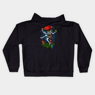 Psychedelic Shiva Magic Mushroom Kids Hoodie